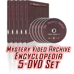 Mystery Method Video Archive Encyclopedia 5-DVD Set
